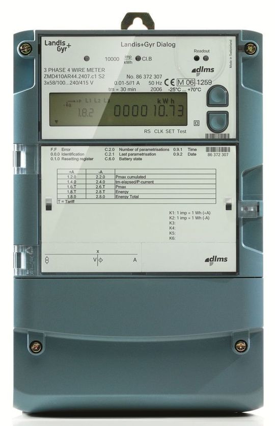 Der beliebte Industriestromzähler E650 ist mit erweiterten Funktionen auf der Hannover-Messe 2011 zu sehen. Bild: Landis + Gyr Der beliebte Industriestromzähler E650 ist mit erweiterten Funktionen auf der Hannover-Messe 2011 zu sehen. Bild: Landis + Gyr