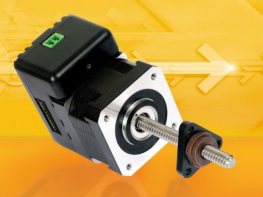 A-Drive bietet einen neuen Linearaktuator auf Schrittmotorbasis mit integrierter Endstufe und programmierbarer Steuerung an. (Bild: A-Drive)