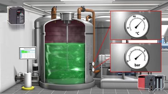 Mitsubishi Electric bietet als Anbieter von Systemkomponenten die ganze Bandbreite für den Chargenprozess: vom Hart-Modul über den Inverter, von den Sliced-I/O’s bis zur Safety-SPS Mitsubishi Electric bietet als Anbieter von Systemkomponenten die ganze Bandbreite für den Chargenprozess: vom Hart-Modul über den Inverter, von den Sliced-I/O’s bis zur Safety-SPS