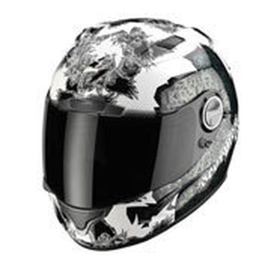 Gibt‘s ab sofort auch beim Fachhändler: Scorpion-Helme, hier der Exo 1000 Fantasia. Gibt‘s ab sofort auch beim Fachhändler: Scorpion-Helme, hier der Exo 1000 Fantasia.