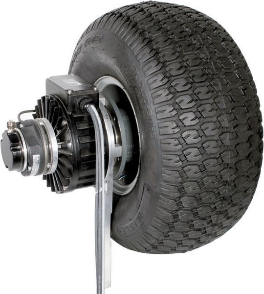 Radnabenmotor mit Getriebe für höchste Drehmomente. (Bild: Heinzmann)