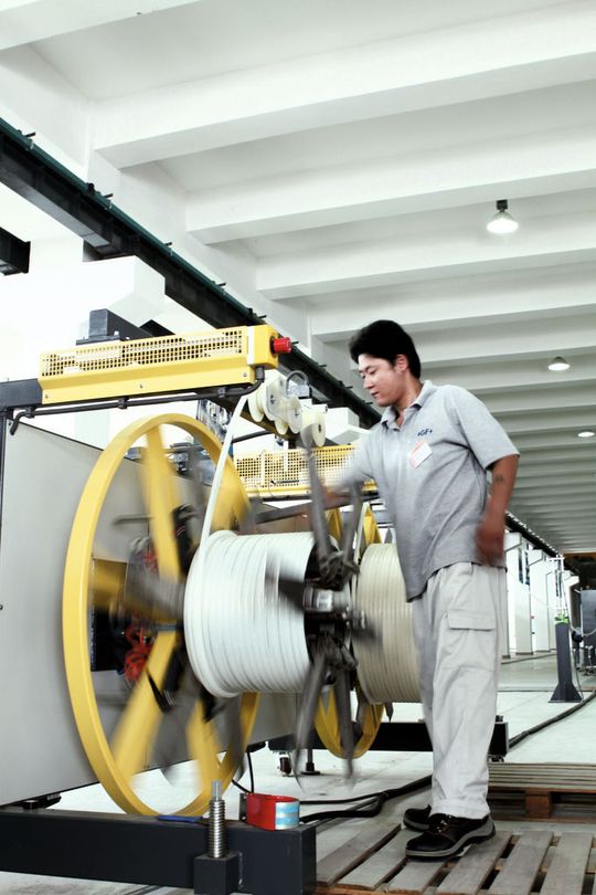 After the end of the initial phase, Georg Fischer will produce 80,000 kilometres of piping per annum in the new plant. (Picture: Georg Fischer) After the end of the initial phase, Georg Fischer will produce 80,000 kilometres of piping per annum in the new plant. (Picture: Georg Fischer)