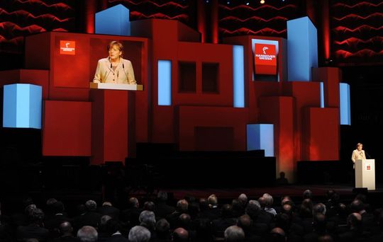 Eröffnung der Hannover-Messe 2011 durch Bundeskanzlerin Angela Merkel. Bild: Deutsche Messe Eröffnung der Hannover-Messe 2011 durch Bundeskanzlerin Angela Merkel. Bild: Deutsche Messe