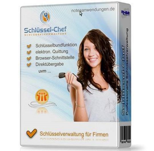Mit dem Schlüssel-Chef 3.0 wird die Verwaltung von Schlüsseln und anderen Zutrittshilfen direkt in Lotus Notes integriert. Mit dem Schlüssel-Chef 3.0 wird die Verwaltung von Schlüsseln und anderen Zutrittshilfen direkt in Lotus Notes integriert.