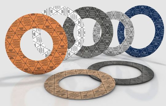 Flachdichtungen der Produktreihe HiMod FlatSeal (Bild: Trelleborg)