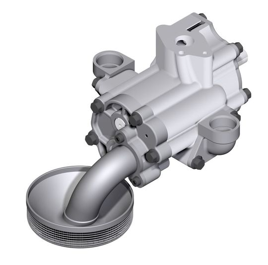Mehrstufige Trockensumpfschmierpumpe (Bild: Scherzinger)