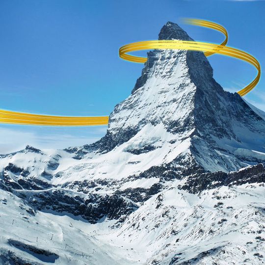 Ein 6 m hohes Matterhorn sorgt am Stand der Schweizerischen Post während der Transport Logistic in München für Aufmerksamkeit. Bild: Die Schweizerische Post Ein 6 m hohes Matterhorn sorgt am Stand der Schweizerischen Post während der Transport Logistic in München für Aufmerksamkeit. Bild: Die Schweizerische Post