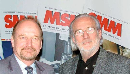 «In Anbetracht der steigenden Bedeutung der Medizintechnik in der Schweiz haben wir uns entschlossen, diesem aufstrebenden Industriezweig einen eigenen Bereich zu widmen.« Olivier Saenger (li.) und André Colard, Direktion EPHJ - EPMT (Bild: Gonthier) «In Anbetracht der steigenden Bedeutung der Medizintechnik in der Schweiz haben wir uns entschlossen, diesem aufstrebenden Industriezweig einen eigenen Bereich zu widmen.« Olivier Saenger (li.) und André Colard, Direktion EPHJ - EPMT (Bild: Gonthier)