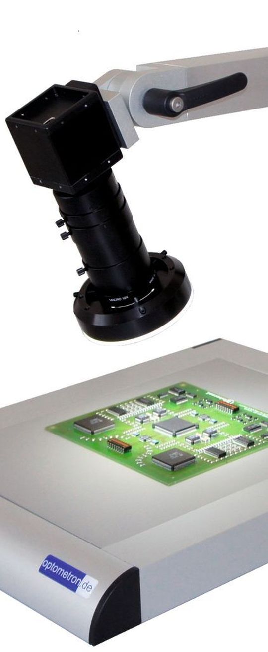Bilddokumentation, Reparaturarbeiten oder Stichprobenkontrollen – Vielseitigkeit der Makro-Station HD II. (Bild: Optometron)