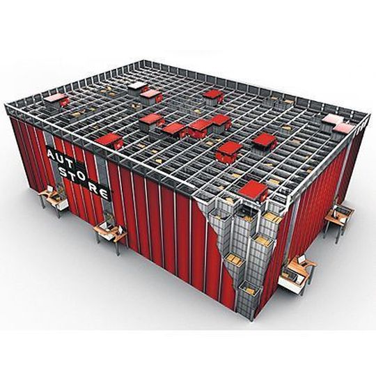 Lagersystem nutzt den verfügbaren Raum komplett aus