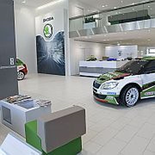 Die AMAG Retail Autowelt Zürich mit neuem Skoda-Design. Die AMAG Retail Autowelt Zürich mit neuem Skoda-Design.