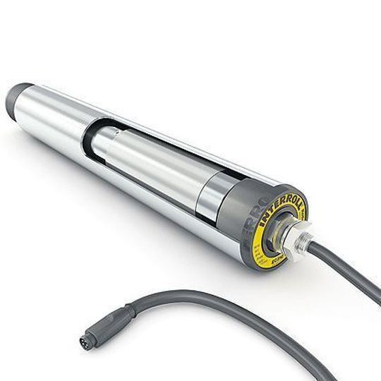 Der Antrieb erfolgt über einen in der Rolle integrierten EC-Motor mit angeflanschtem Regler. Bild: Interroll Der Antrieb erfolgt über einen in der Rolle integrierten EC-Motor mit angeflanschtem Regler. Bild: Interroll