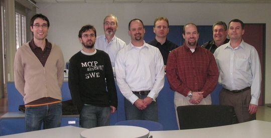 L'équipe des développeurs de CNC Software Europe SA. (Image: Jinfo) L'équipe des développeurs de CNC Software Europe SA. (Image: Jinfo)