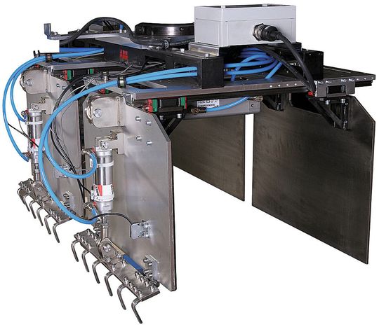 Pince pour la manipulation de caisses (Image: ABB) Pince pour la manipulation de caisses (Image: ABB)