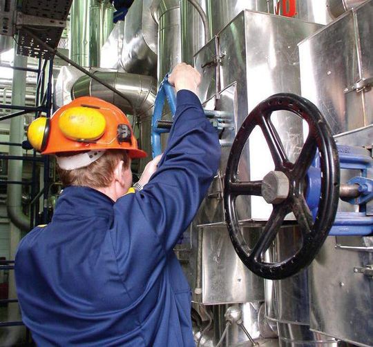 A Worker at a processing unit. Uhde India recently commisioned a new expanded Caustric Soda facility at Ganjam. (Picture: Process India) A Worker at a processing unit. Uhde India recently commisioned a new expanded Caustric Soda facility at Ganjam. (Picture: Process India)