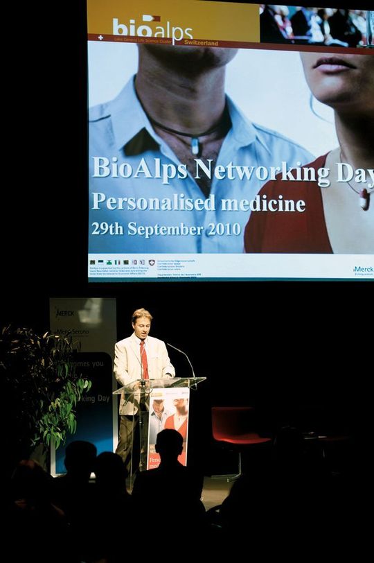 BioAlps Networking Day 2010 sur le thème de «Personalised Medicine» à Merck Serono, Genève. (Image: BioAlps) BioAlps Networking Day 2010 sur le thème de «Personalised Medicine» à Merck Serono, Genève. (Image: BioAlps)
