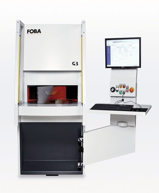 2 dans 1 : machine de marquage et de gravure laser «FOBA G3». (Image: Alexander Voss, Teltec Systems AG) 2 dans 1 : machine de marquage et de gravure laser «FOBA G3». (Image: Alexander Voss, Teltec Systems AG)