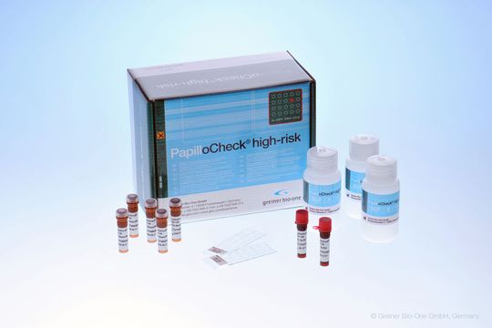 Der neue Papillo Check high-risk zur Abschätzung des Gebärmutterhalskrebsrisikos. (Bild: Greiner Bio-One) Der neue Papillo Check high-risk zur Abschätzung des Gebärmutterhalskrebsrisikos. (Bild: Greiner Bio-One)