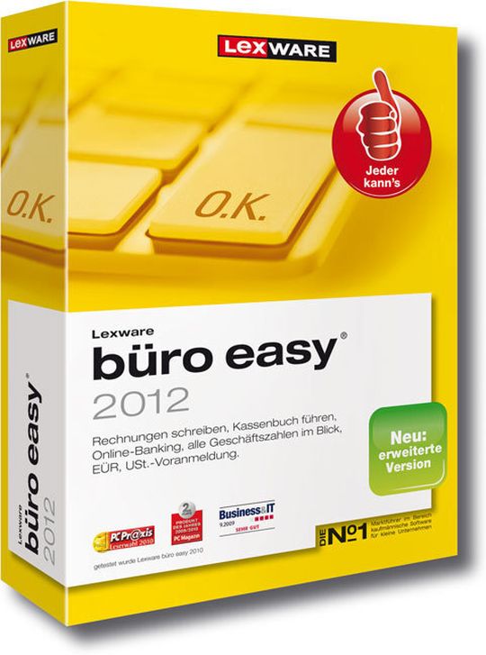 Vorkenntnisse nicht nötig: Mit Lexware büro easy 2012 bekommen auch Laien eine ordentliche Buchhaltung hin. Vorkenntnisse nicht nötig: Mit Lexware büro easy 2012 bekommen auch Laien eine ordentliche Buchhaltung hin.