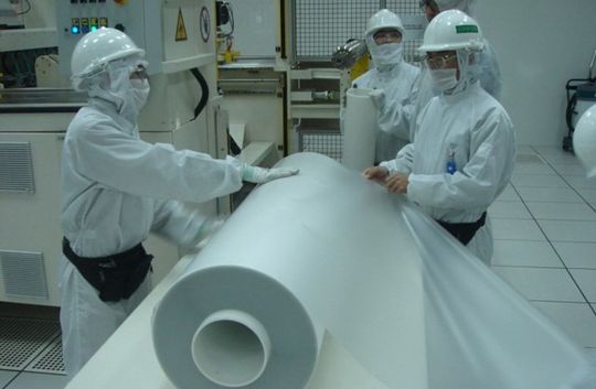 Sabics’s Lexan optical quality films clean room in Nansha, China. (Picture: Sabic) Sabics’s Lexan optical quality films clean room in Nansha, China. (Picture: Sabic)