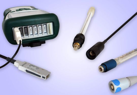 Flexibler Anschluss von pH- Elektroden und Redox-Sonden (Bild: Ahlborn) Flexibler Anschluss von pH- Elektroden und Redox-Sonden (Bild: Ahlborn)