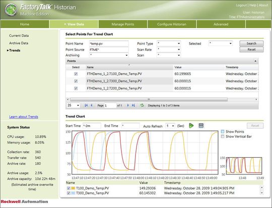 Rockwells Historian Software Factory soll PI-System-Nutzer in die Lage versetzen, historische Daten an den jeweiligen Standort oder das unternehmensweit installierte PI-System zu übertragen. (Bild: Rockwell) Rockwells Historian Software Factory soll PI-System-Nutzer in die Lage versetzen, historische Daten an den jeweiligen Standort oder das unternehmensweit installierte PI-System zu übertragen. (Bild: Rockwell)