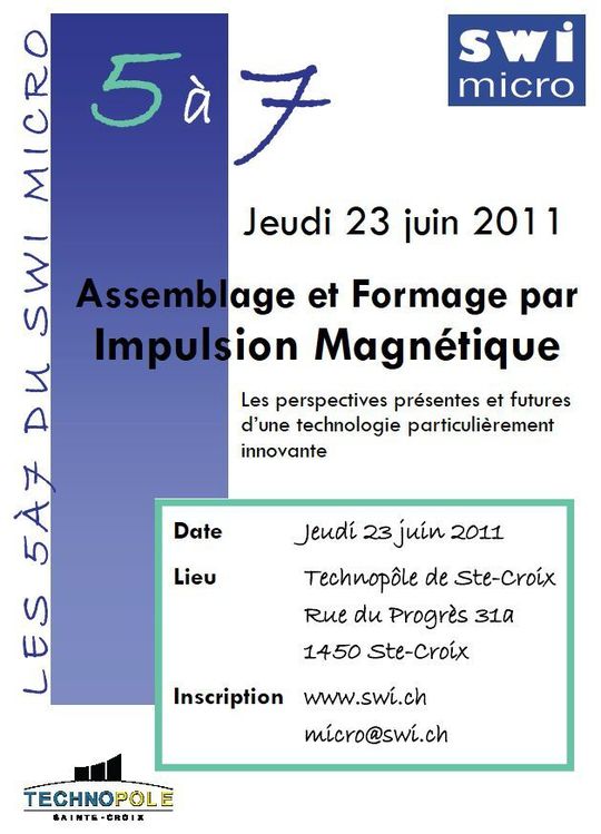 Affiche d'invitation au 5 à 7 du jeudi 23 juin 2011. (Image: SWI) Affiche d'invitation au 5 à 7 du jeudi 23 juin 2011. (Image: SWI)