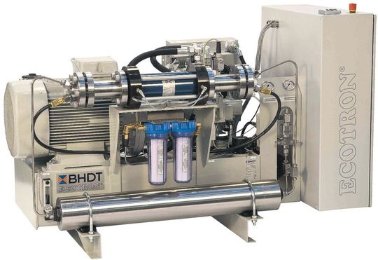 Die Ecotron-Serie wurde neu überarbeitet. Dabei handelt es sich um eine Pumpe in modularer Bauweise, die an die individuellen Bedürfnisse der Kunden angepasst werden kann. Bild: BHDT Die Ecotron-Serie wurde neu überarbeitet. Dabei handelt es sich um eine Pumpe in modularer Bauweise, die an die individuellen Bedürfnisse der Kunden angepasst werden kann. Bild: BHDT