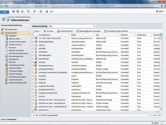 Microsoft Dynamics CRM bietet viele Anpassungsmöglichkeiten direkt im Webclient. Microsoft Dynamics CRM bietet viele Anpassungsmöglichkeiten direkt im Webclient.