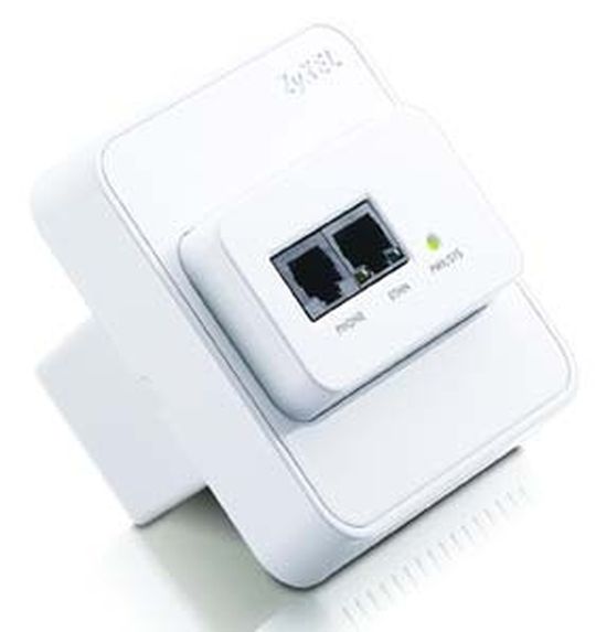 Der Access Point NWA1300-NJ bietet einen Gigabit-Ethernet- und einen RJ11-Telefonanschluss. Der Access Point NWA1300-NJ bietet einen Gigabit-Ethernet- und einen RJ11-Telefonanschluss.