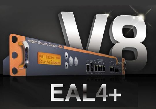 Die Firewall-Komponente des Astaro Security Gateway V8 / secunet wall 2 hat vom BSI die Sicherheitszertifizierung nach Common Criteria (CC) EAL4+ erhalten. Die Firewall-Komponente des Astaro Security Gateway V8 / secunet wall 2 hat vom BSI die Sicherheitszertifizierung nach Common Criteria (CC) EAL4+ erhalten.