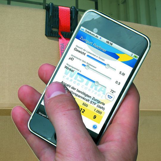 Die Einsatzbereiche der App liegen bei Ladeeinheitengewichten von 100 kg bis zur maximalen Zuladung. Bild: KFDM Die Einsatzbereiche der App liegen bei Ladeeinheitengewichten von 100 kg bis zur maximalen Zuladung. Bild: KFDM