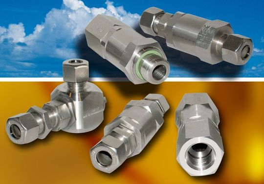 Rotary-Verschraubungen (Bild: Schwer Fittings)