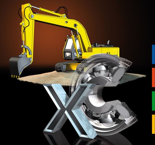 Durch Sonder-Befettung in Kombination leistungsfähiger Dichtungen bewältigen Xforce-Lager hohe Tragzahlen über eine lange Lebensdauer. (Bild: Findling)