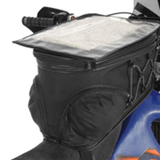 Durchdacht bis ins kleinste Detail: Touratechs Tankrucksack „Enduro universal“. Durchdacht bis ins kleinste Detail: Touratechs Tankrucksack „Enduro universal“.