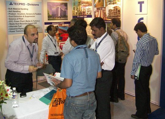 At Bulk Solids India 2009: Turnkey solutions in bulk material handling systems, ash handling and pollution control of Tecpro, India, met a lot of interest. (Picture: Vogel Business Media) At Bulk Solids India 2009: Turnkey solutions in bulk material handling systems, ash handling and pollution control of Tecpro, India, met a lot of interest. (Picture: Vogel Business Media)