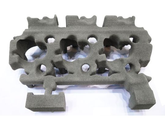 Sandkerne mit anorganischem Binder (Bild: Voxeljet) Sandkerne mit anorganischem Binder (Bild: Voxeljet)