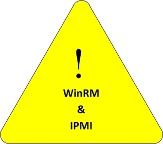 WinRM und IPMI sind optionale Module auf Windows Server 2008 und 2003 R2 WinRM und IPMI sind optionale Module auf Windows Server 2008 und 2003 R2