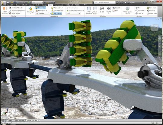 Mit dem Eco Materials Adviser in Autodesk Inventor können Konstrukteure die Umweltverträglichkeit eines geplanten Produkts beurteilen und nachhaltige Entwicklungsentscheidungen treffen. (Bild: Autodesk)
