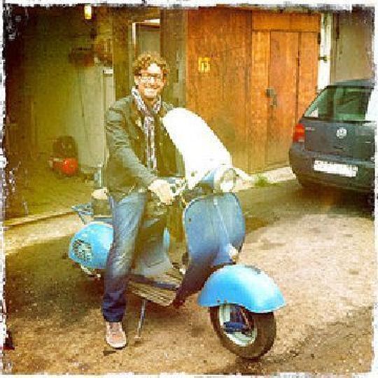 Erkundete die St. Petersburger Vespaszene: Ralf Jodl Erkundete die St. Petersburger Vespaszene: Ralf Jodl