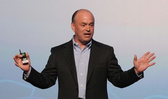 Der CEO und President von PTC Jim Heppelmann, hier bei der Creo-Präsentation in Las Vegas 2011, blickt optimistisch in die Zukunft. Steigende Marktanteile und höherer Umsatz geben ihm recht. (Bild: PTC)
