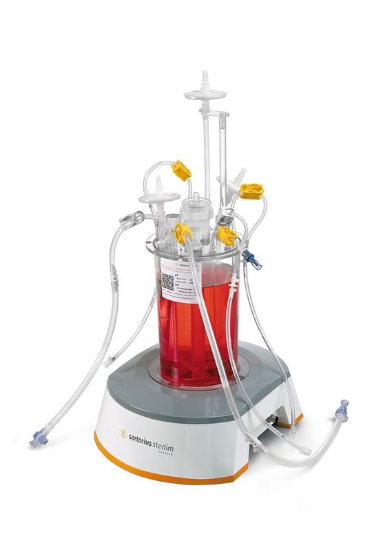 Univessel SU, a single-use bioreactor with 2 L working volume. (Picture: Sartorius) Univessel SU, a single-use bioreactor with 2 L working volume. (Picture: Sartorius)