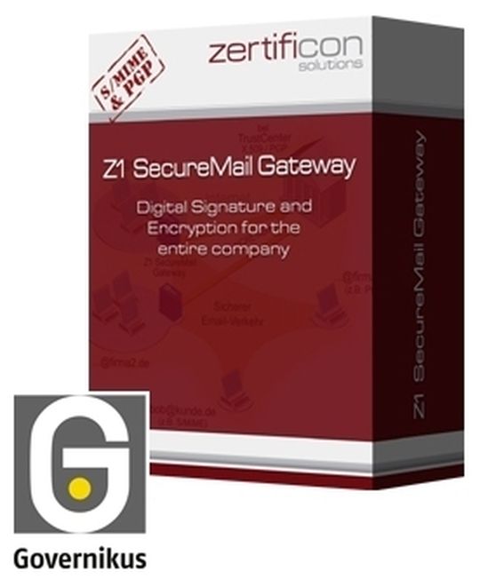Zertificon hat für Sachsens Staatsministerium des Innern das Z1 SecureMail Gateway um eine Signaturvalidierung durch das Governikus-System erweitert. Zertificon hat für Sachsens Staatsministerium des Innern das Z1 SecureMail Gateway um eine Signaturvalidierung durch das Governikus-System erweitert.