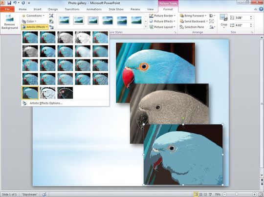 Mit Powerpoint lassen sich auch interessante Präsentationen gestalten. (Bild: Microsoft) Mit Powerpoint lassen sich auch interessante Präsentationen gestalten. (Bild: Microsoft)