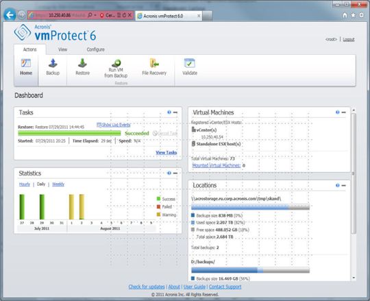 Dreh- und Angelpunkt: Acronis setzt auf Browser zum Management Dreh- und Angelpunkt: Acronis setzt auf Browser zum Management