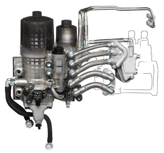 Das HDEP-Modul übernimmt sämtliche Filtrationsfunktionen des Dieselkraftstoffes. (Bild: Parker Hannifin)