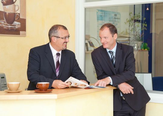 Hermann Pellkofer (li.) und Mario Täuber (re.) sind Geschäftsführer bei CSP. Hermann Pellkofer (li.) und Mario Täuber (re.) sind Geschäftsführer bei CSP.