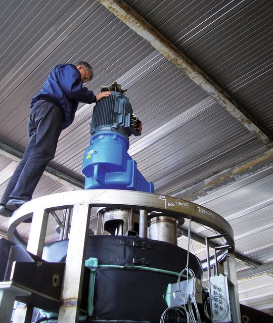 Der neue Mischreaktor kann bei einer Betriebstemperatur von bis zu 700°C arbeiten. (Bild: AVA)