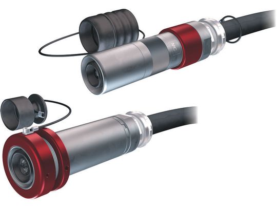 Der geschirmte Steckverbinder 16BV-GS eignet sich zur Minimierung von elektromagnetische Emissionen. Der geschirmte Steckverbinder 16BV-GS eignet sich zur Minimierung von elektromagnetische Emissionen.