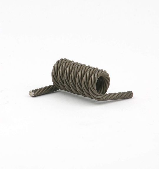 Mehrdrahtfeder mit individuell verseilter Litze (Bild: Dr. Werner Röhrs)